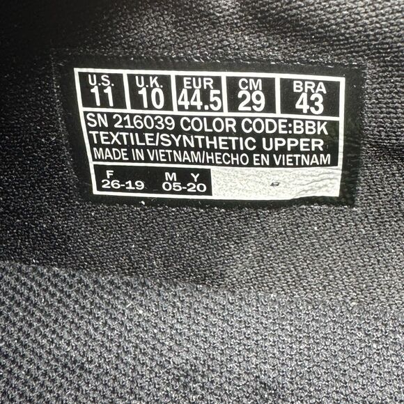 SKECHERS MEN GO WALK SLIP-ON WALKING SHOE SIZE 11 BLACK LIGHTWEIGHT CASUAL - Picture 10 of 12